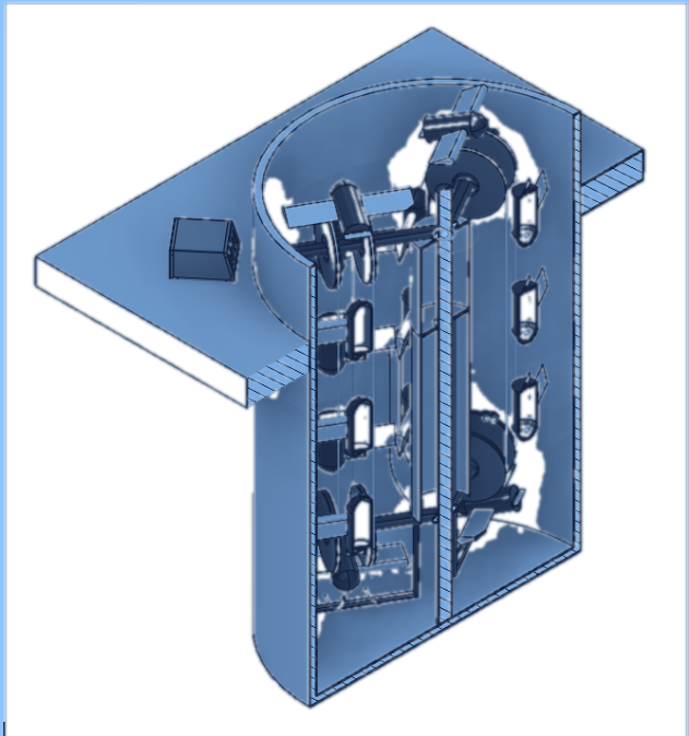Hydrowheel cutaway render